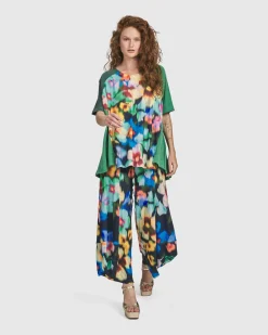 Forget-Me-Not Punto Pants, Garden