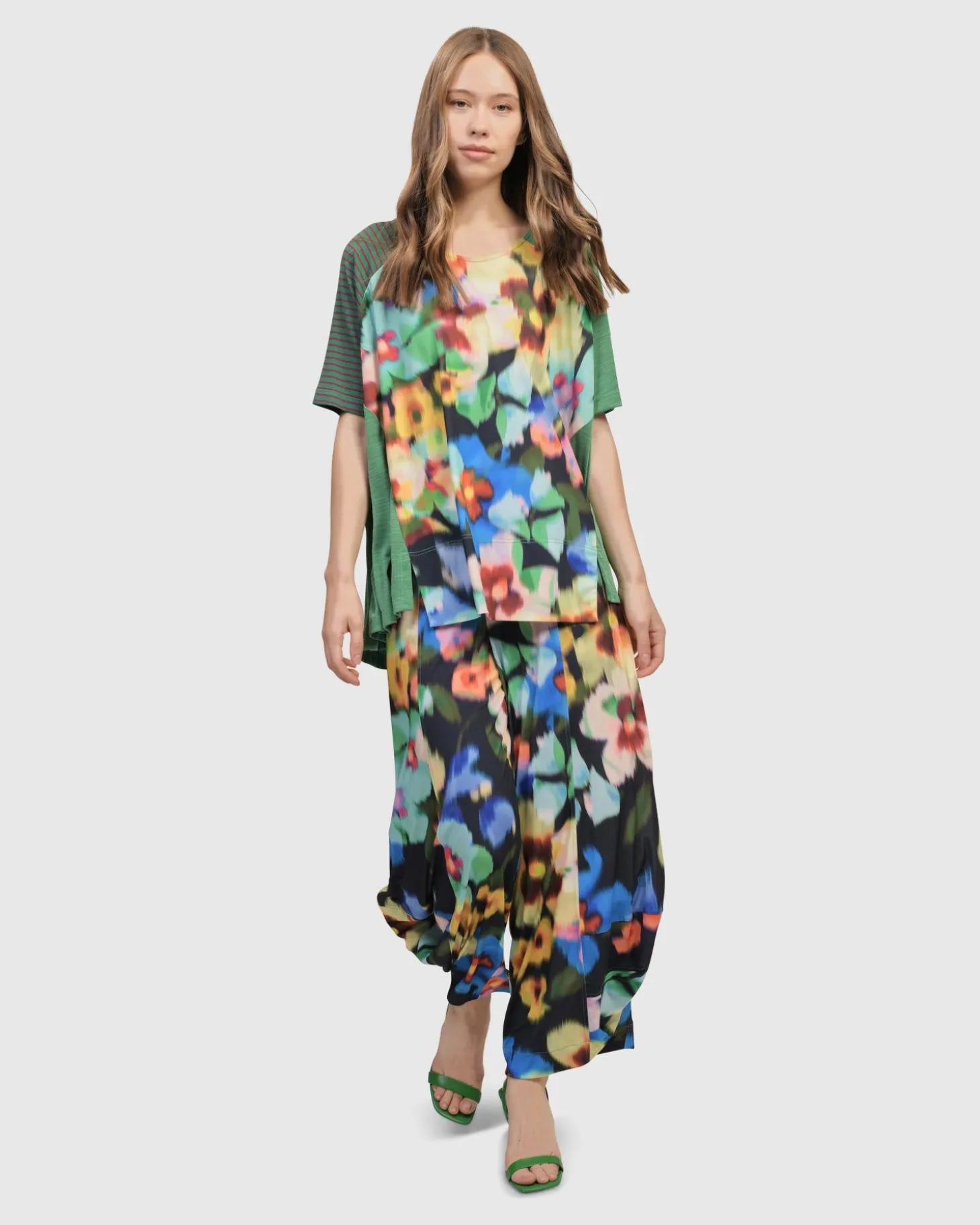 Forget-Me-Not Punto Pants, Garden