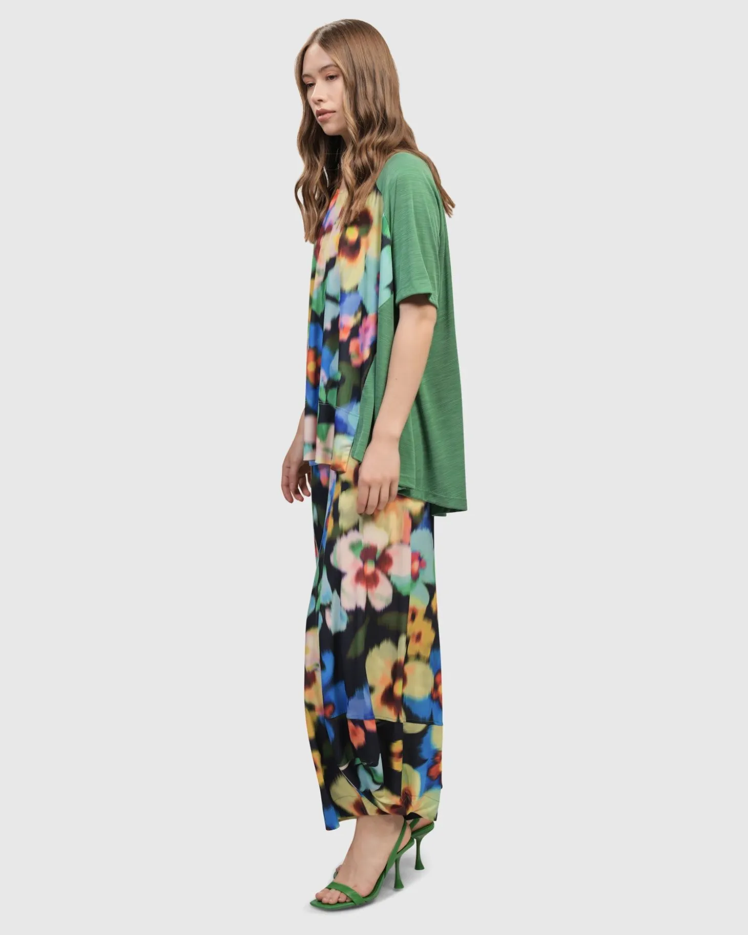 Forget-Me-Not Punto Pants, Garden