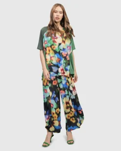 Forget-Me-Not Punto Pants, Garden