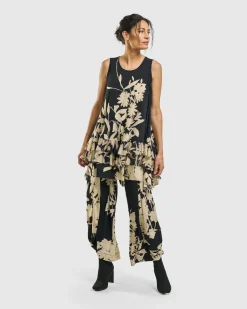 Frances Punto Pants, Floral