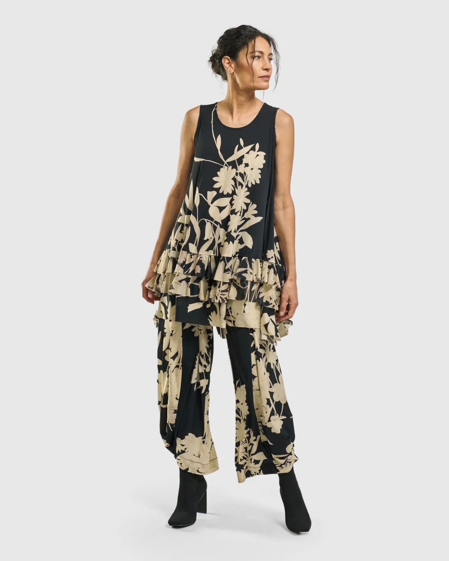 Frances Punto Pants, Floral