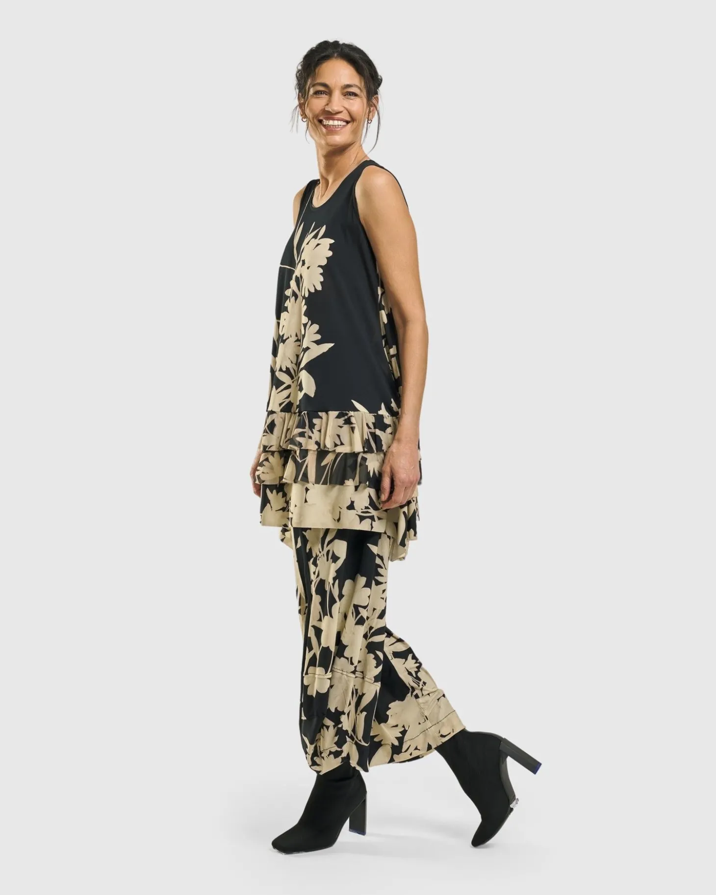 Frances Punto Pants, Floral