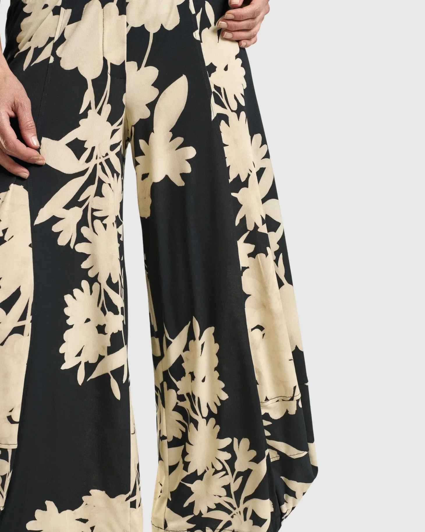 Frances Punto Pants, Floral
