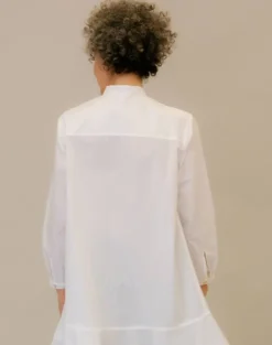 Freedom Flounce Tunic Shirt, White