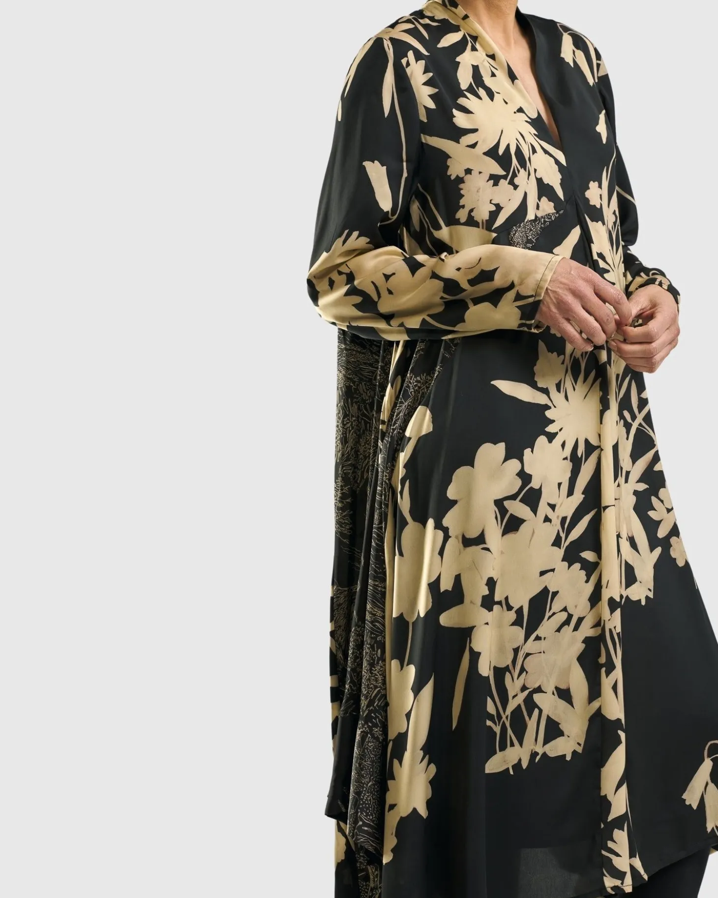 Gaia A-Line Trapeze Dress, Floral