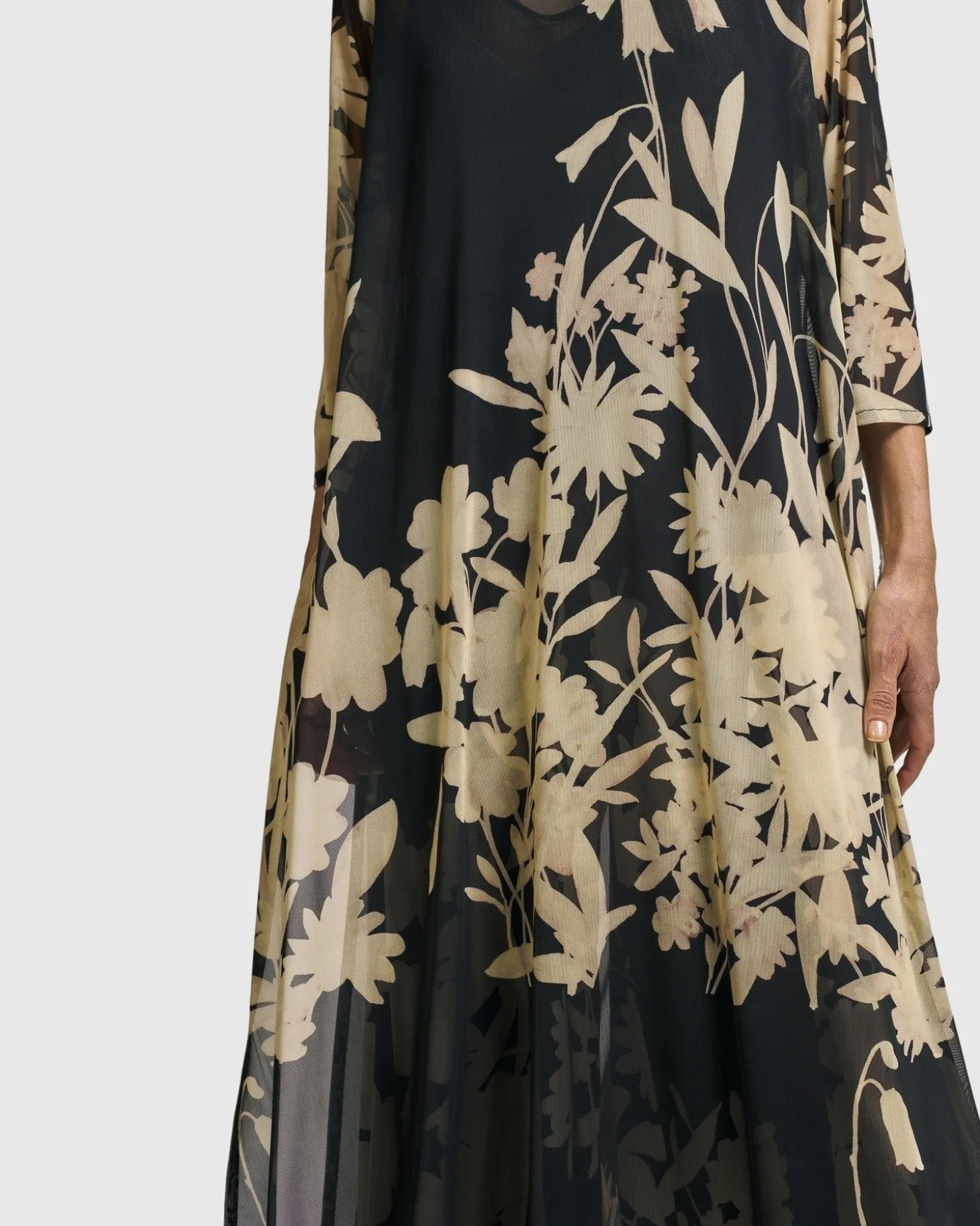 Gardenia Tunic Dress, Floral