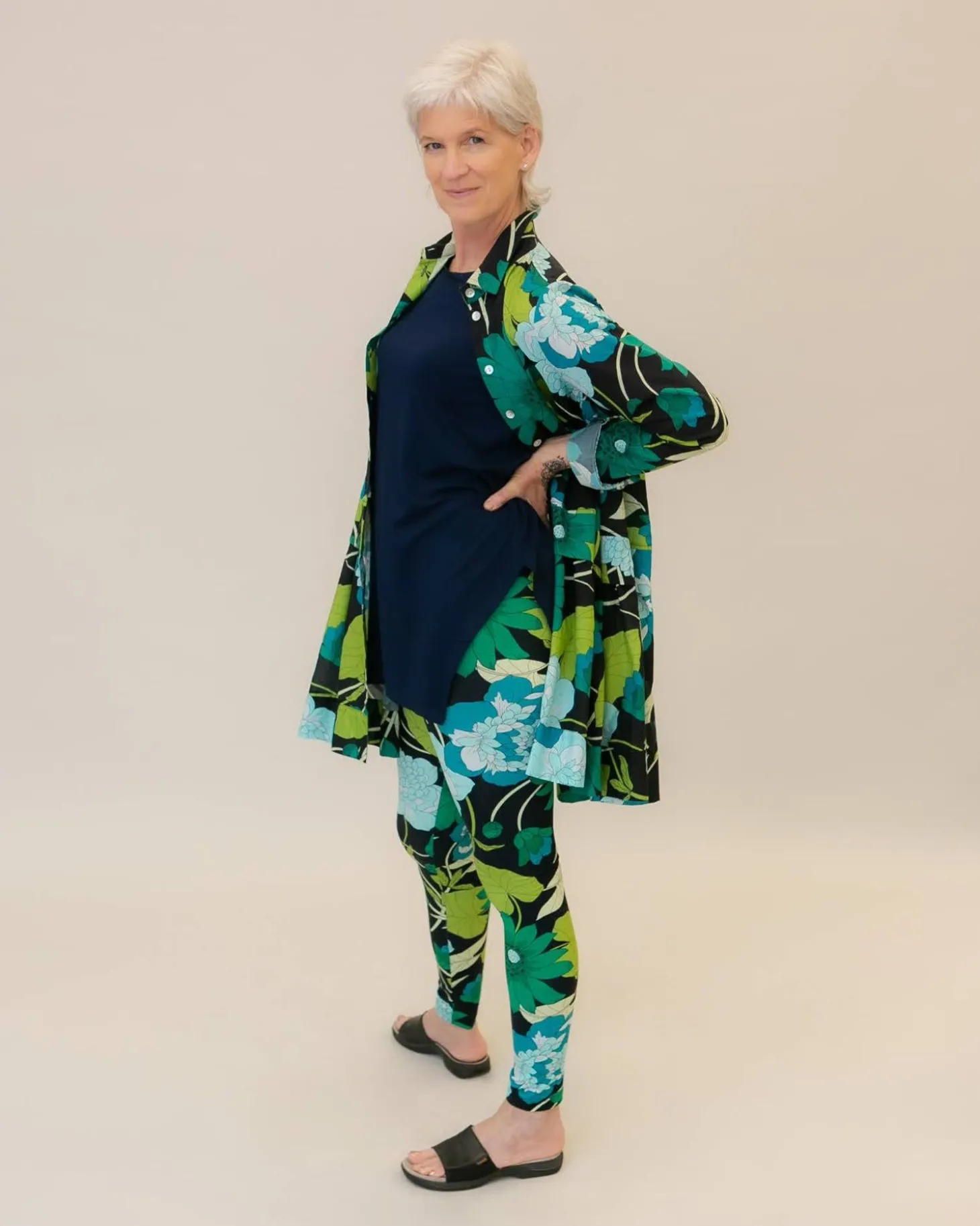 Garden Leggings, Floral