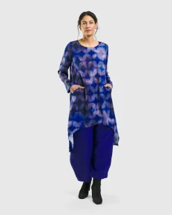Gemstone Tunic Top, Royal