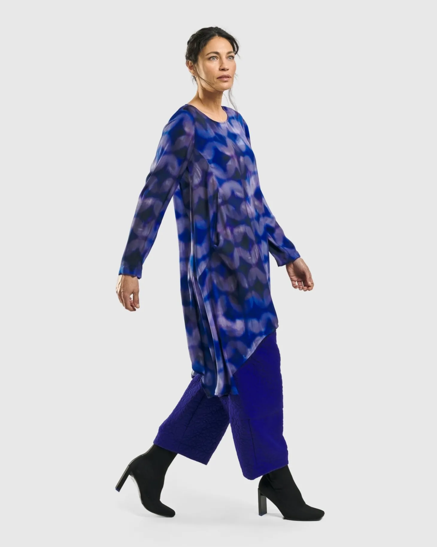 Gemstone Tunic Top, Royal