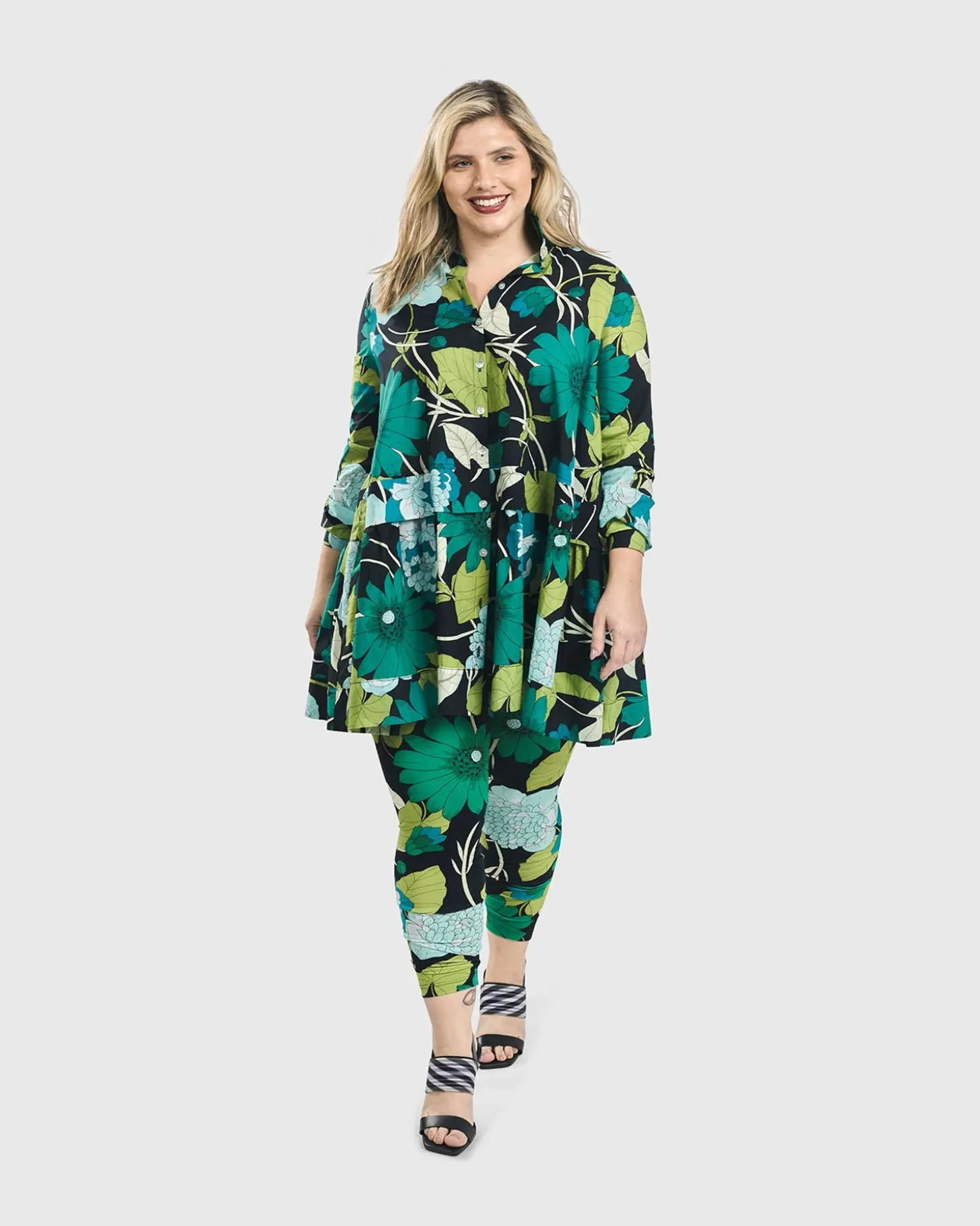 Getaway Tunic Blouse, Floral