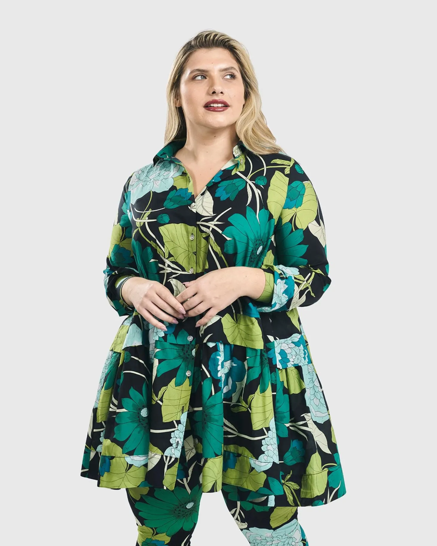 Getaway Tunic Blouse, Floral