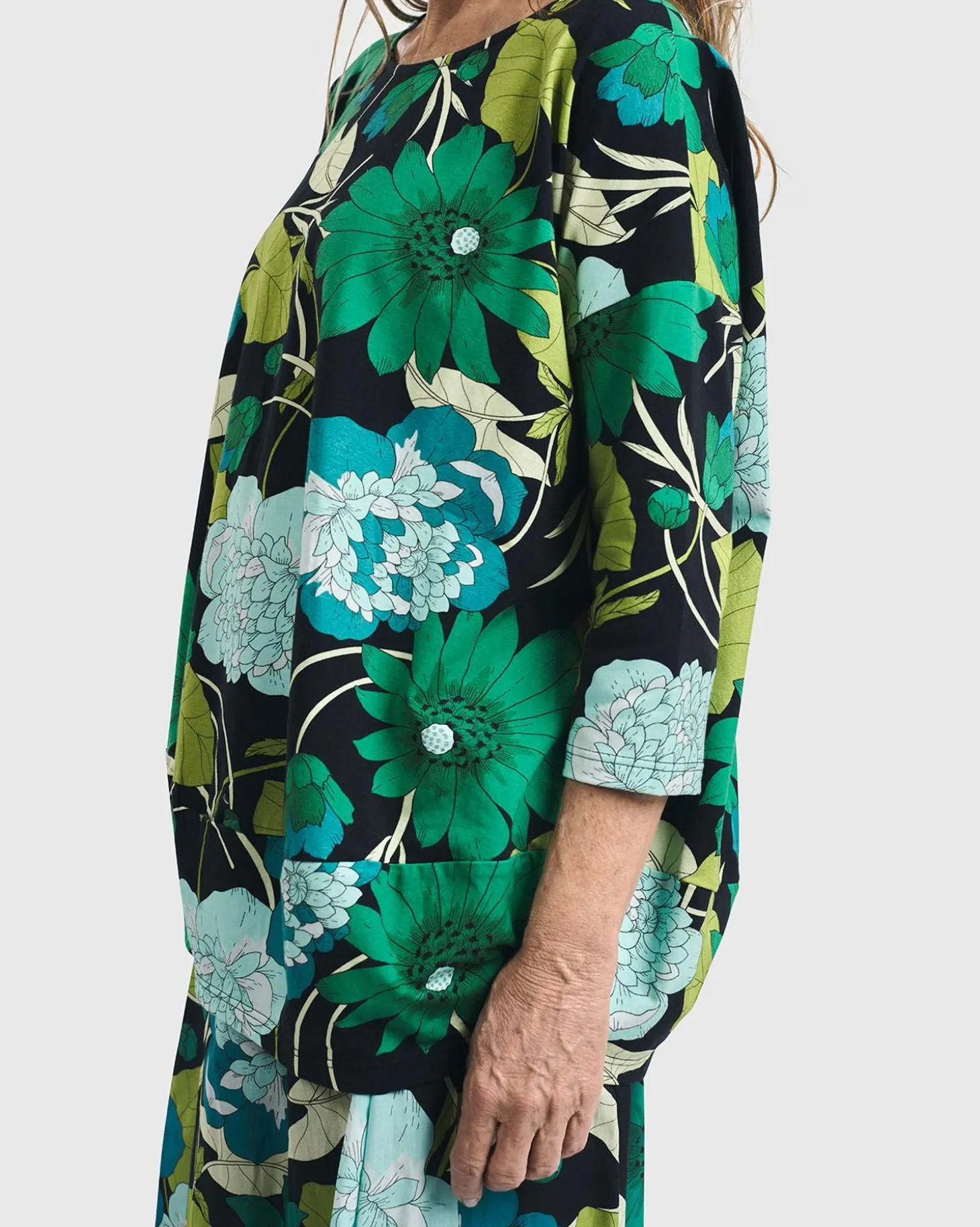 Getaway Tunic Blouse, Floral