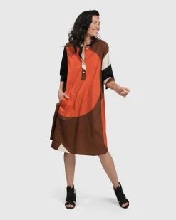 Ginny Oversized Shift Dress, Blossom