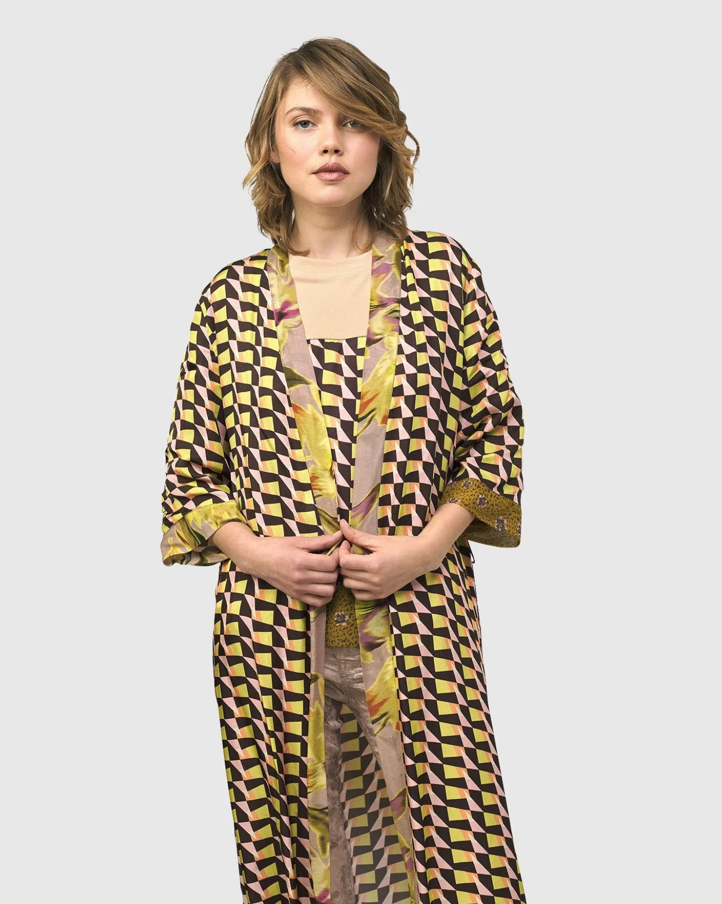 Godard Smoking Jacket, Geometric