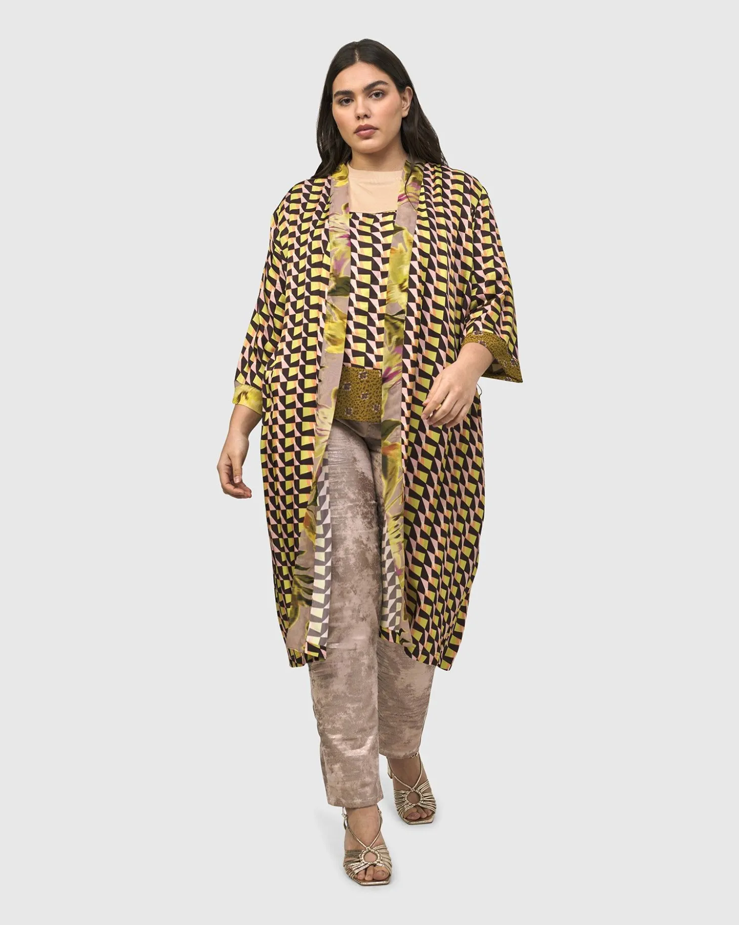 Godard Smoking Jacket, Geometric