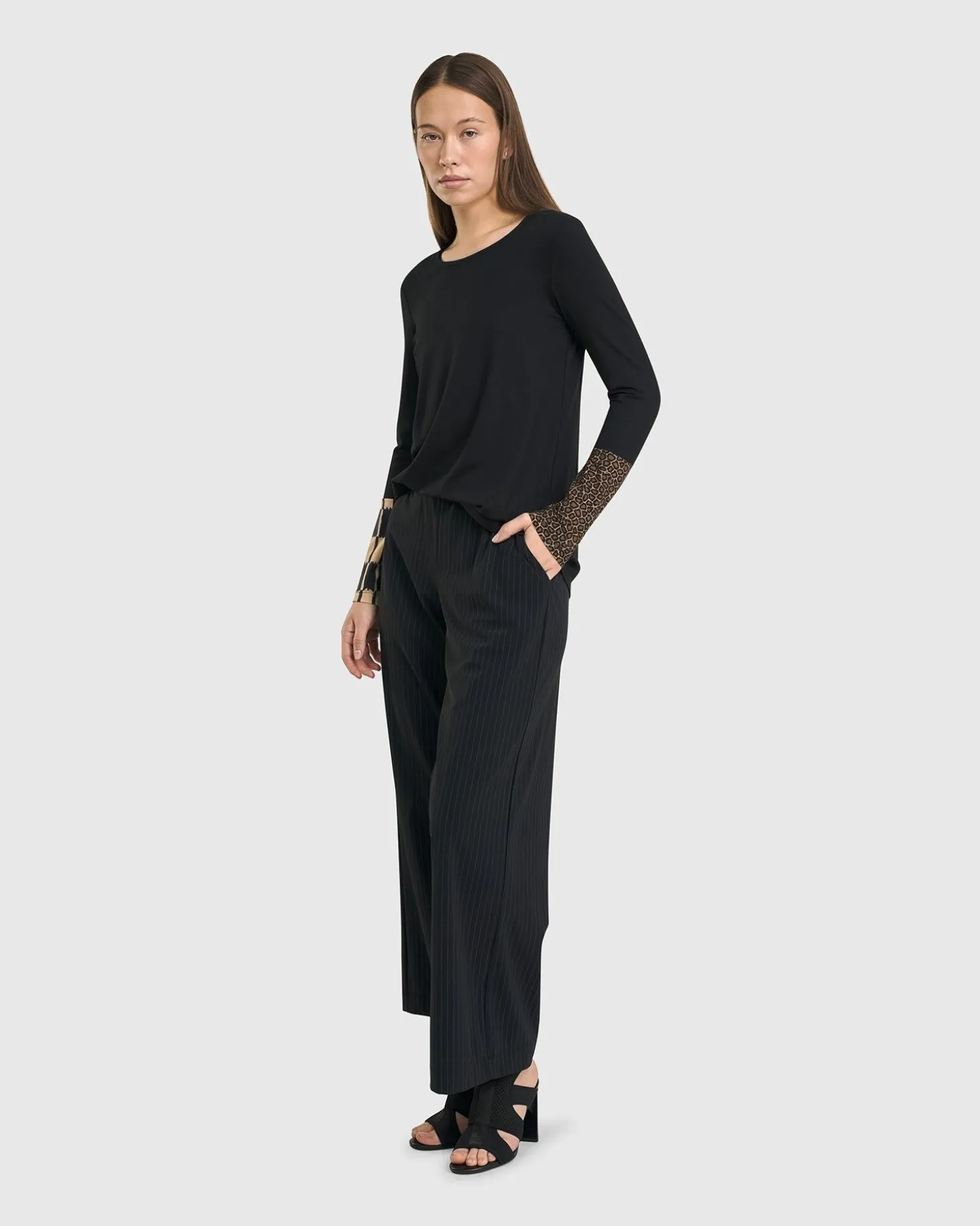 Go-To Long Sleeve Top, Coffee