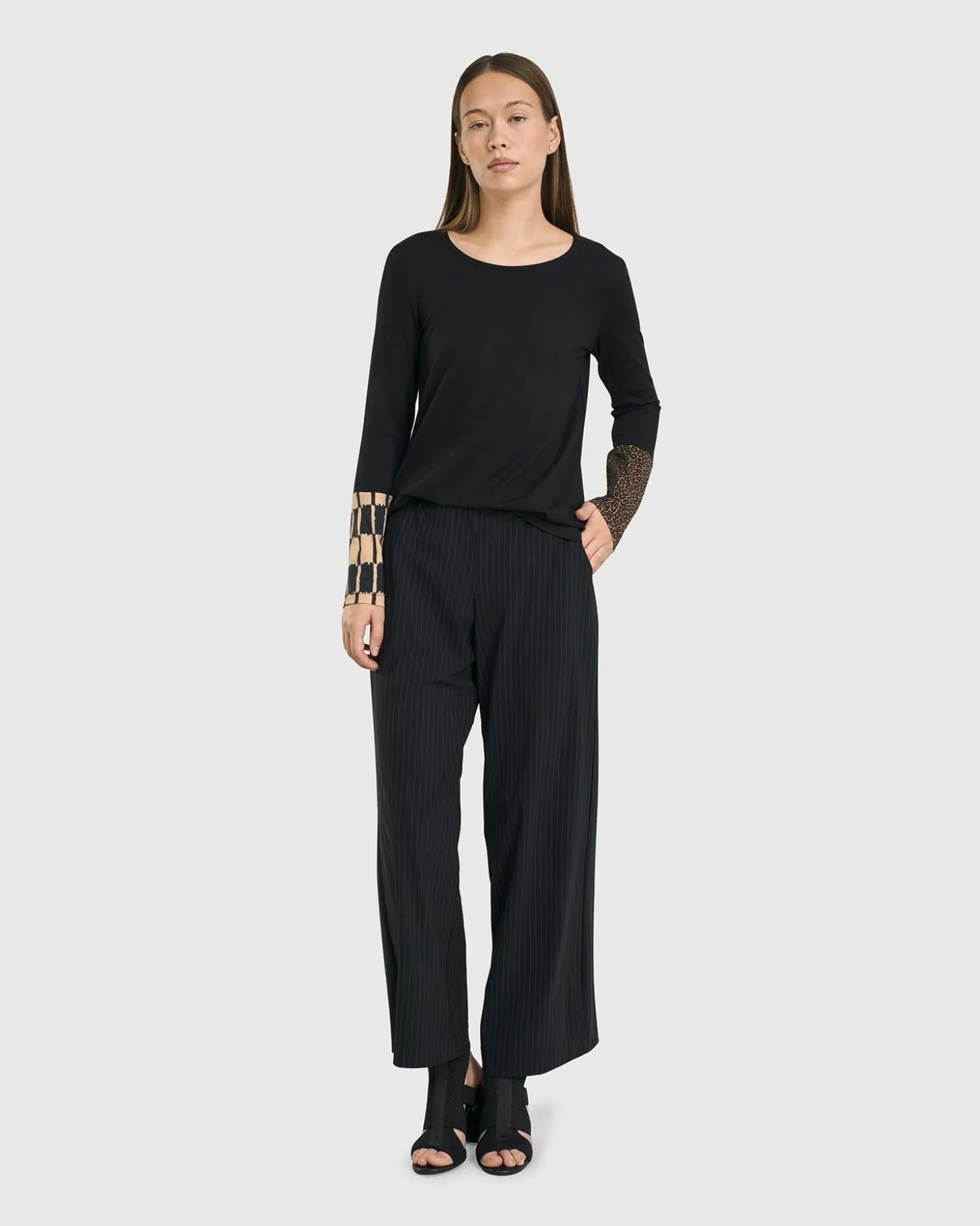 Go-To Long Sleeve Top, Coffee