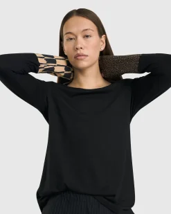 Go-To Long Sleeve Top, Coffee