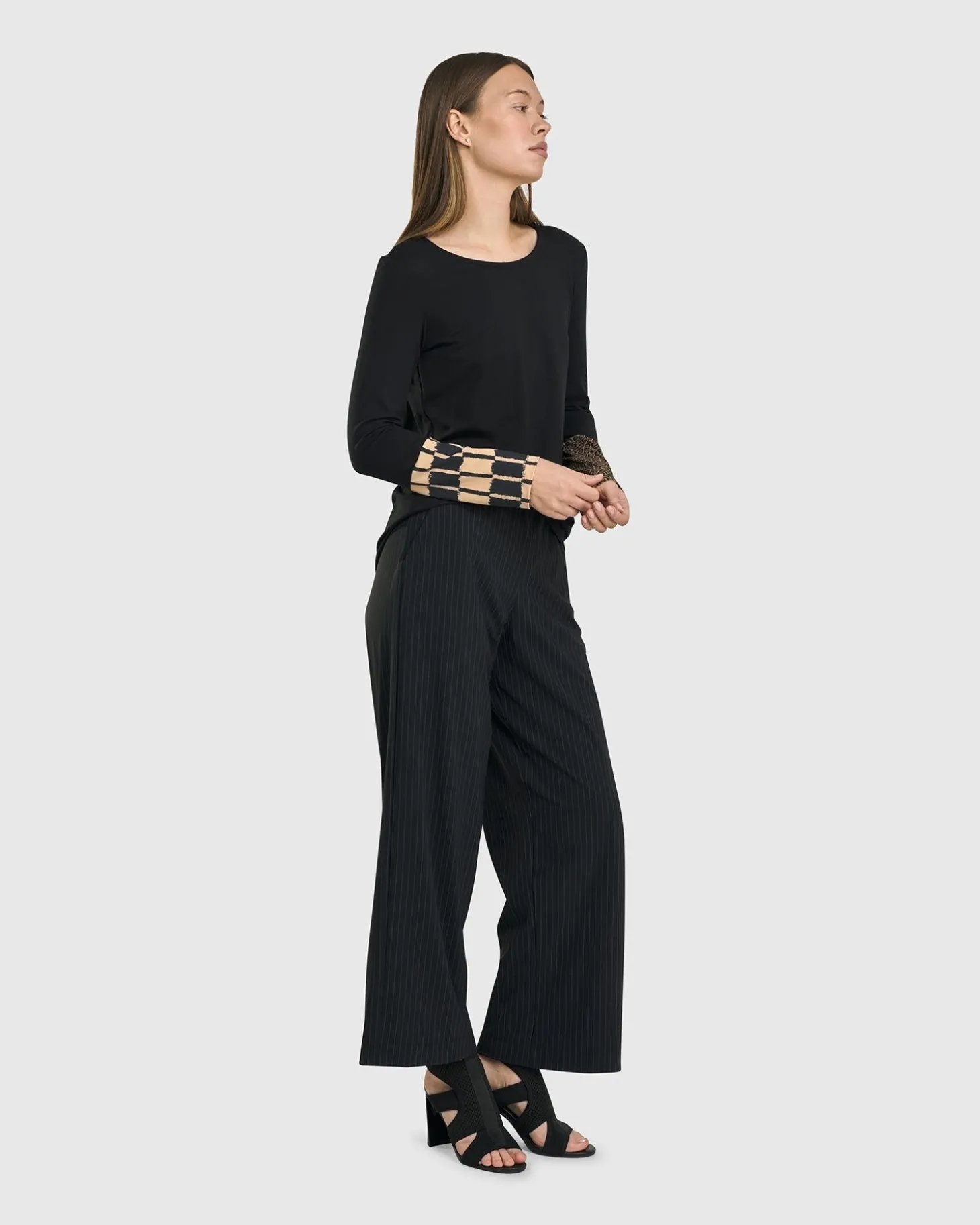 Go-To Long Sleeve Top, Coffee