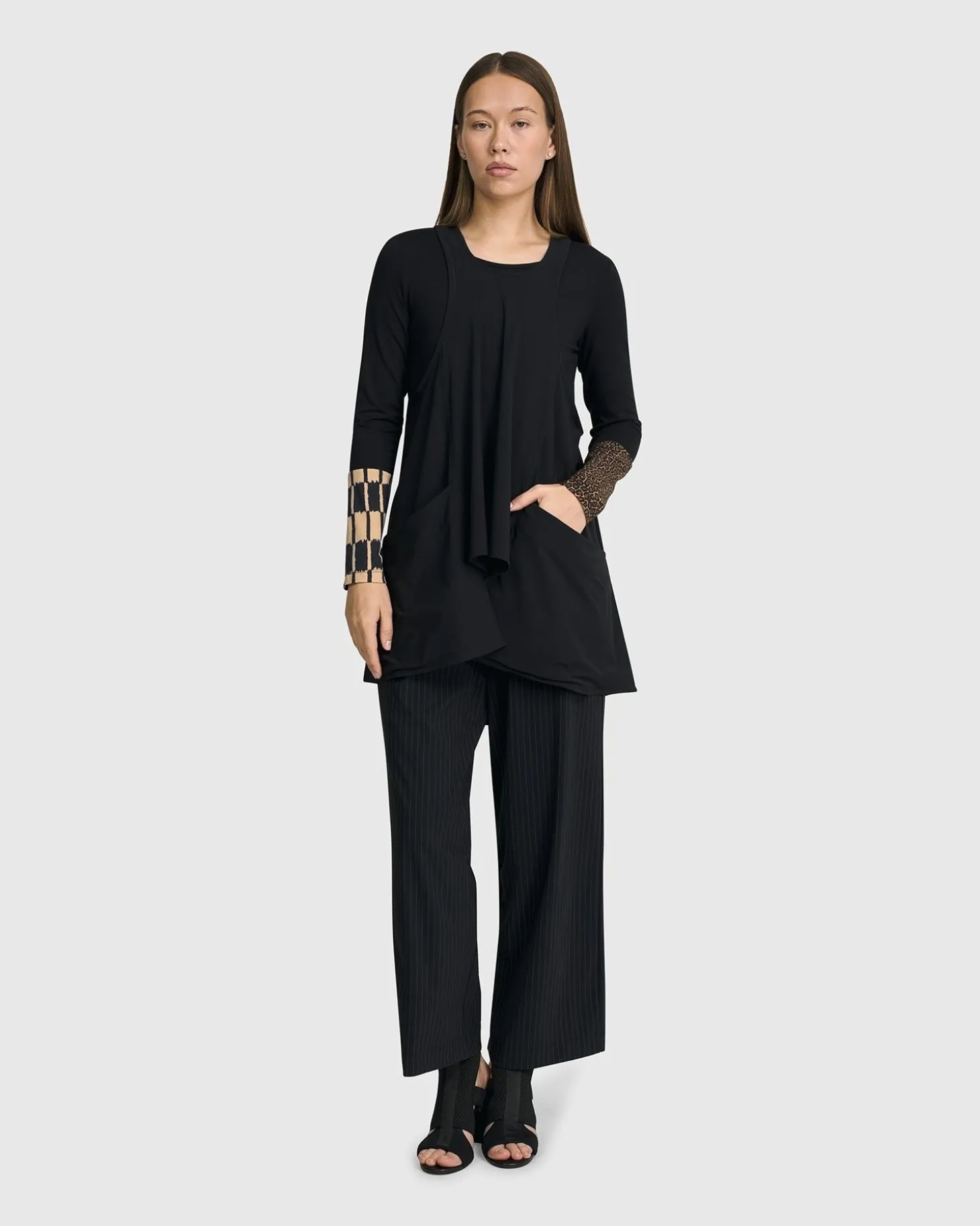 Go-To Long Sleeve Top, Coffee