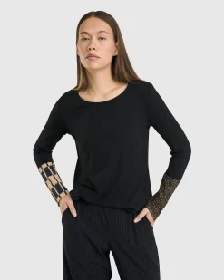 Go-To Long Sleeve Top, Coffee
