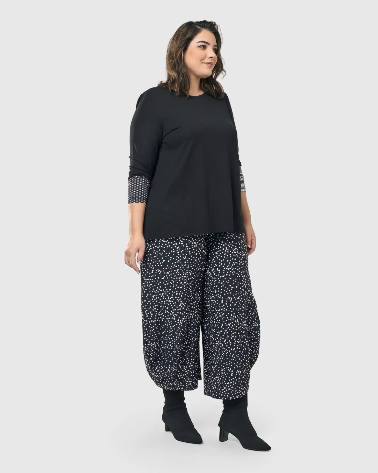 Go-To Long Sleeve Top, Mono