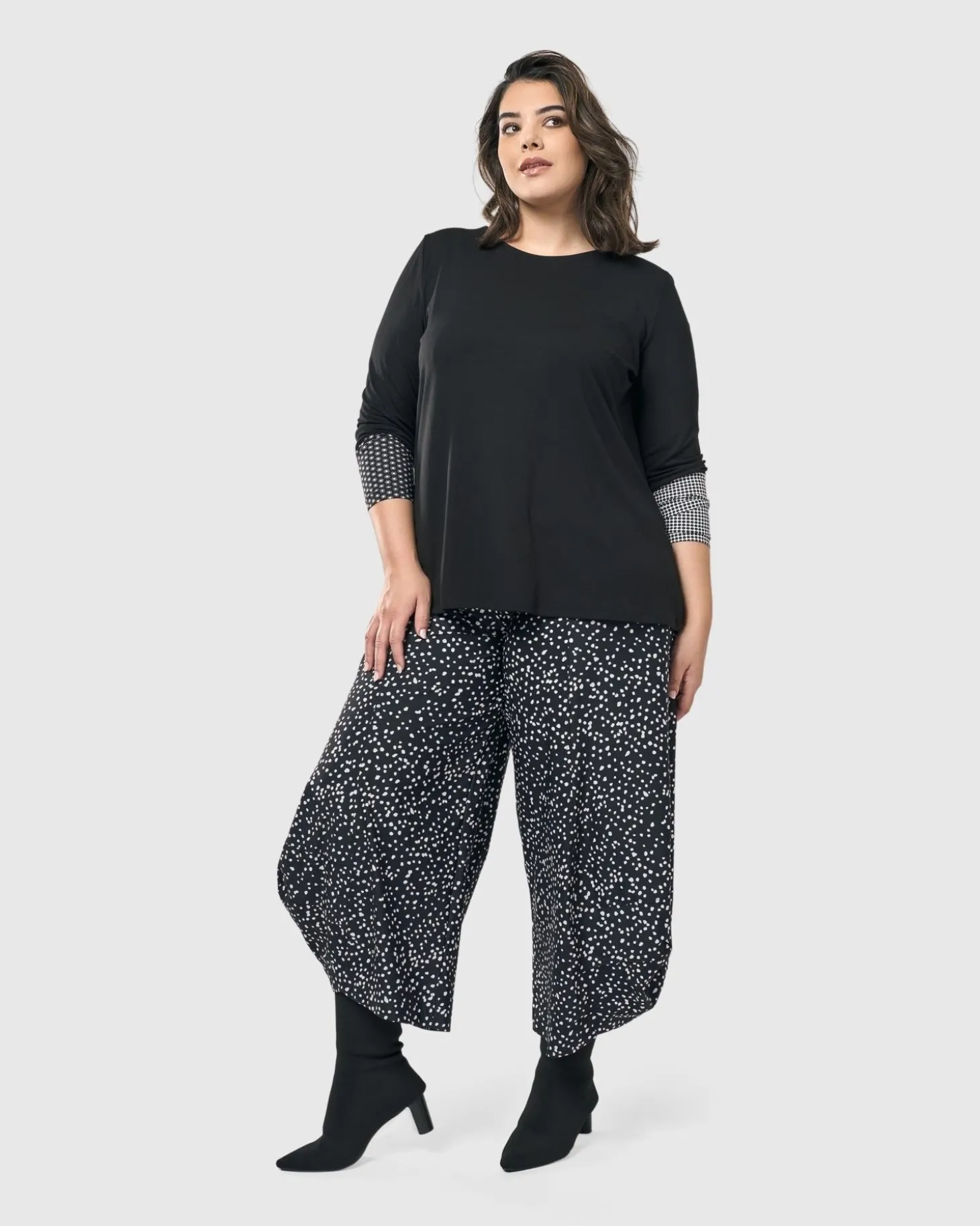 Go-To Long Sleeve Top, Mono