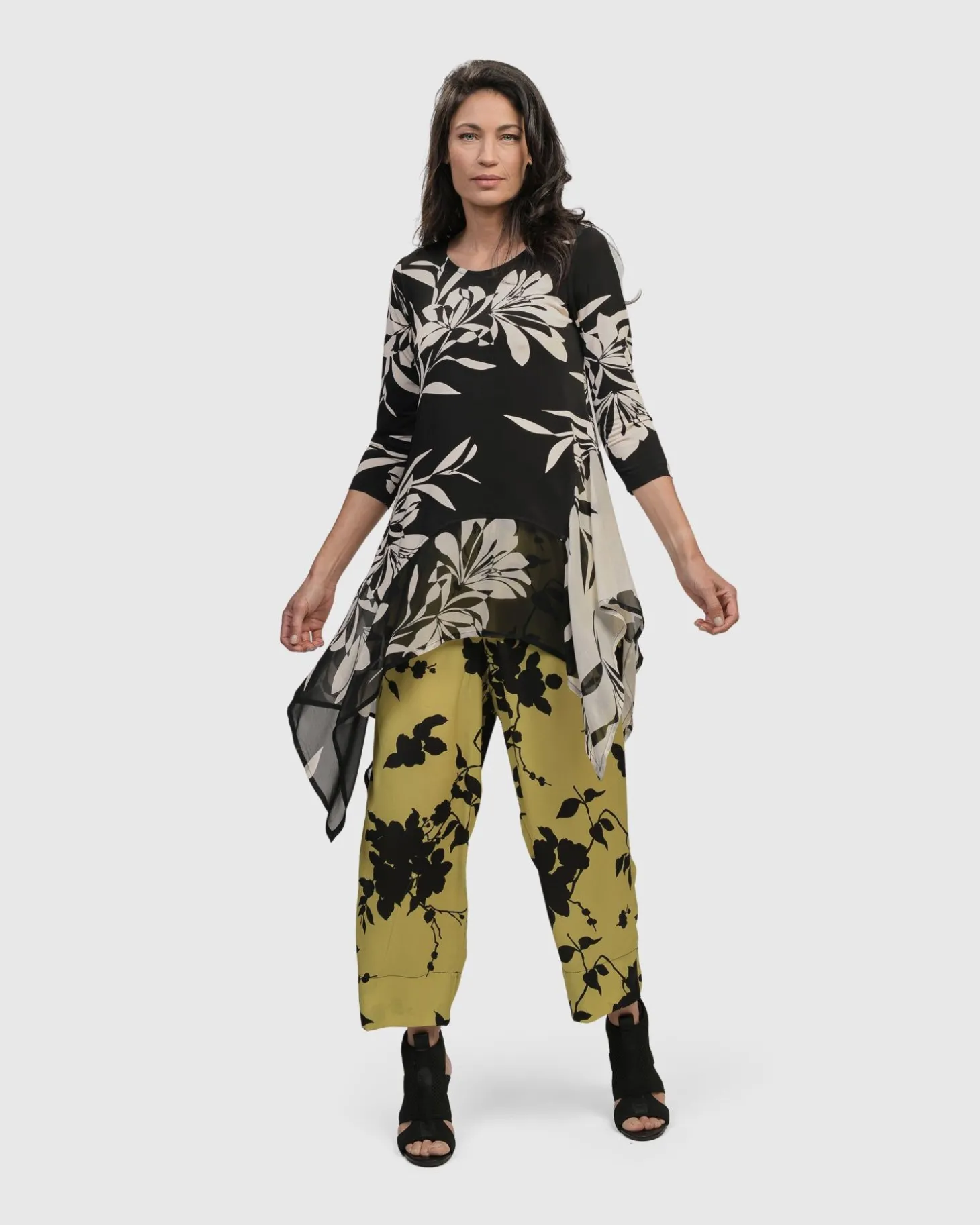 Happy Hour Tunic Top, Floral