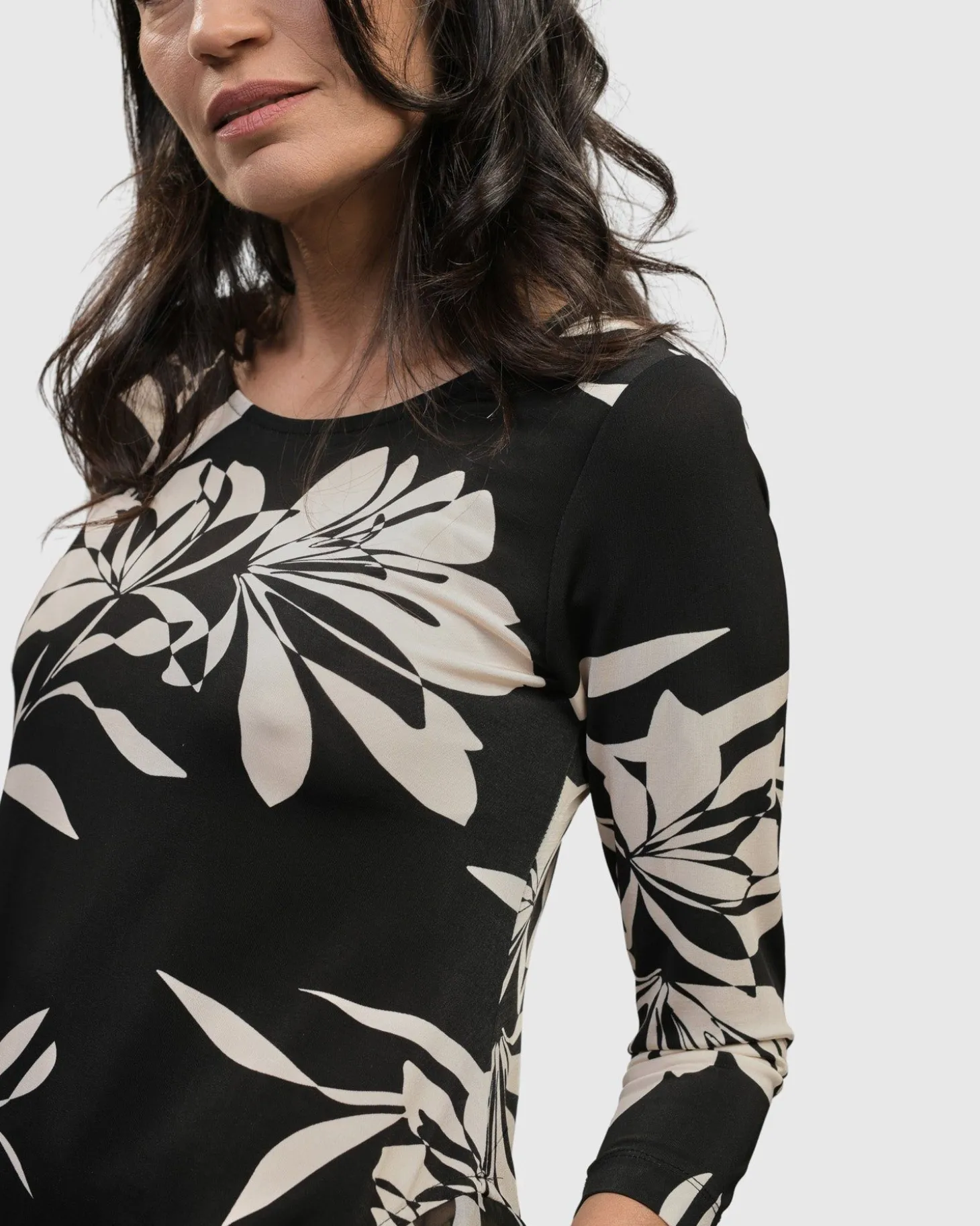 Happy Hour Tunic Top, Floral