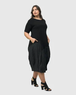 Hera T-Shirt Cocoon Dress, Mix