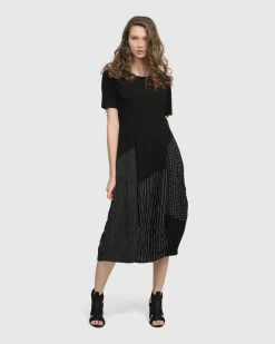 Hera T-Shirt Cocoon Dress, Mix