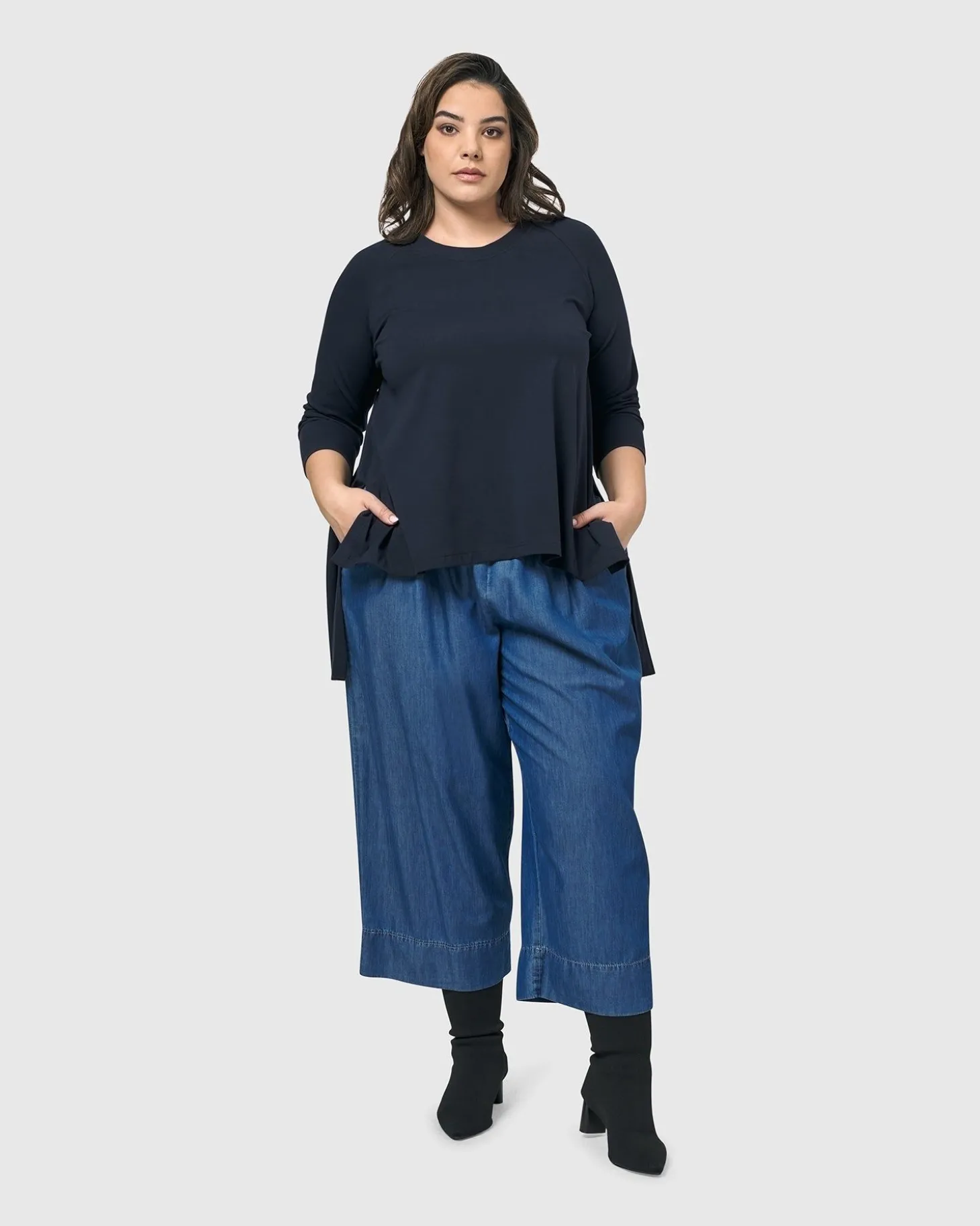 Hestia Pants, Denim