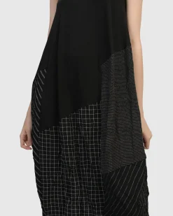 Hestia Sleeveless Cocoon Dress, Mix