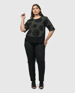 Iconic Stretch Jeans, Black Washed