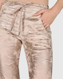 Iconic Stretch Jeans, Rose Gold Nude