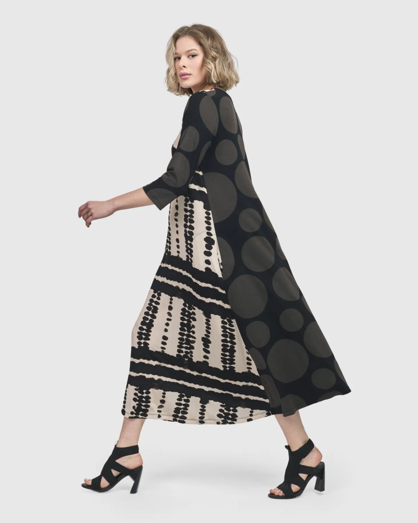 Incan Trail T-Shirt Dress, Savanna