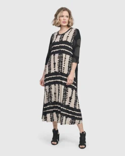 Incan Trail T-Shirt Dress, Savanna