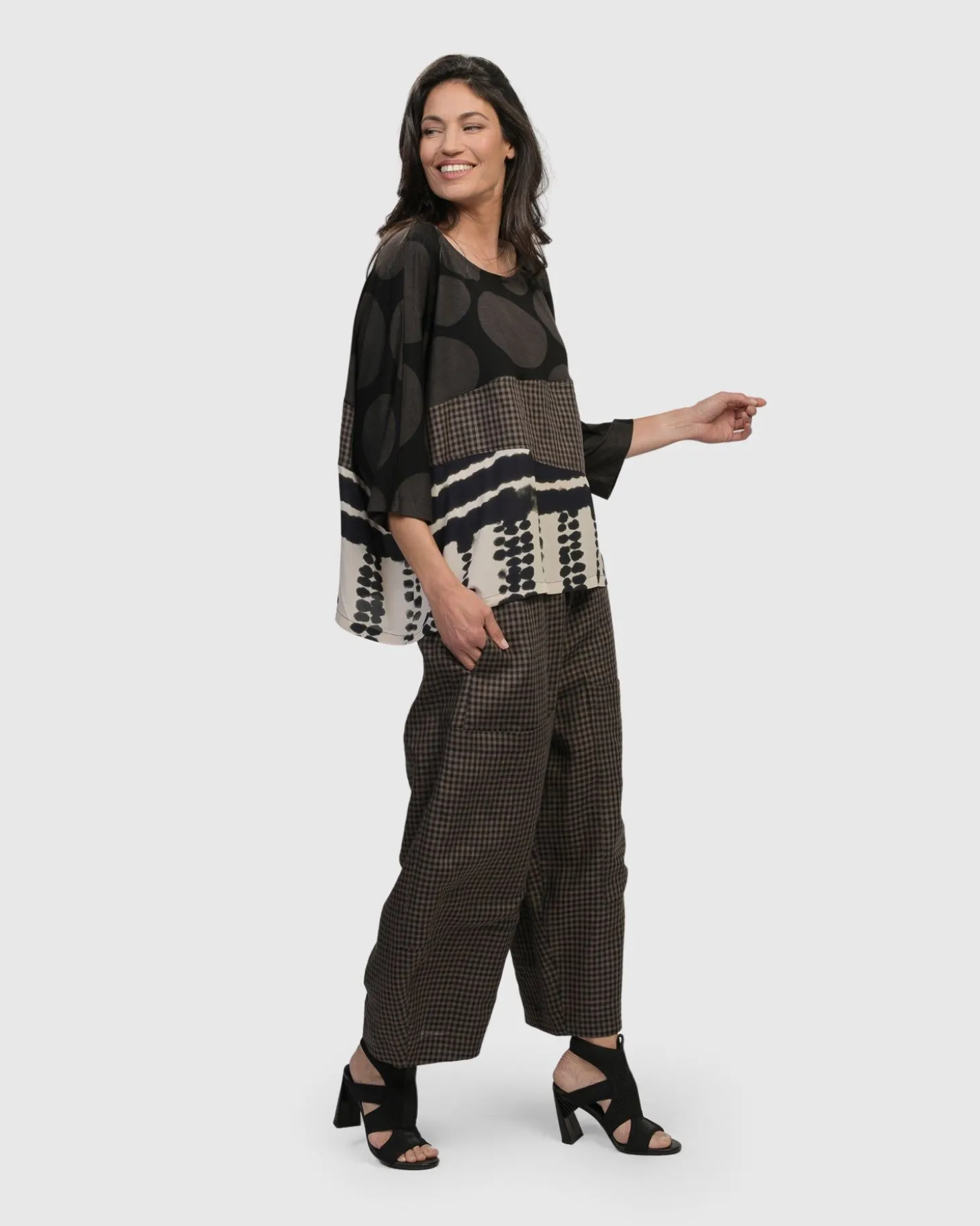 Izma Boxy Tee, Savanna