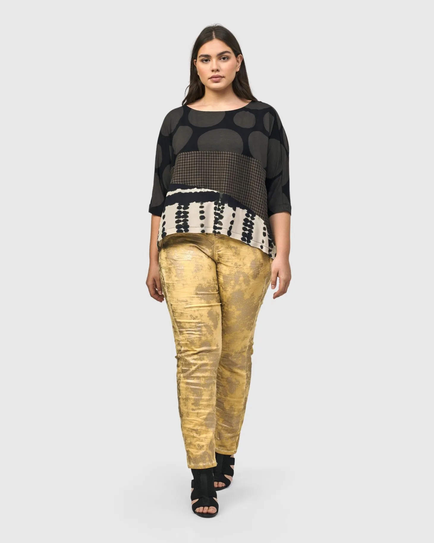 Izma Boxy Tee, Savanna