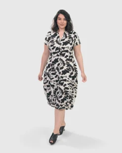 Jane Cocoon Midi Dress, Tie Dye