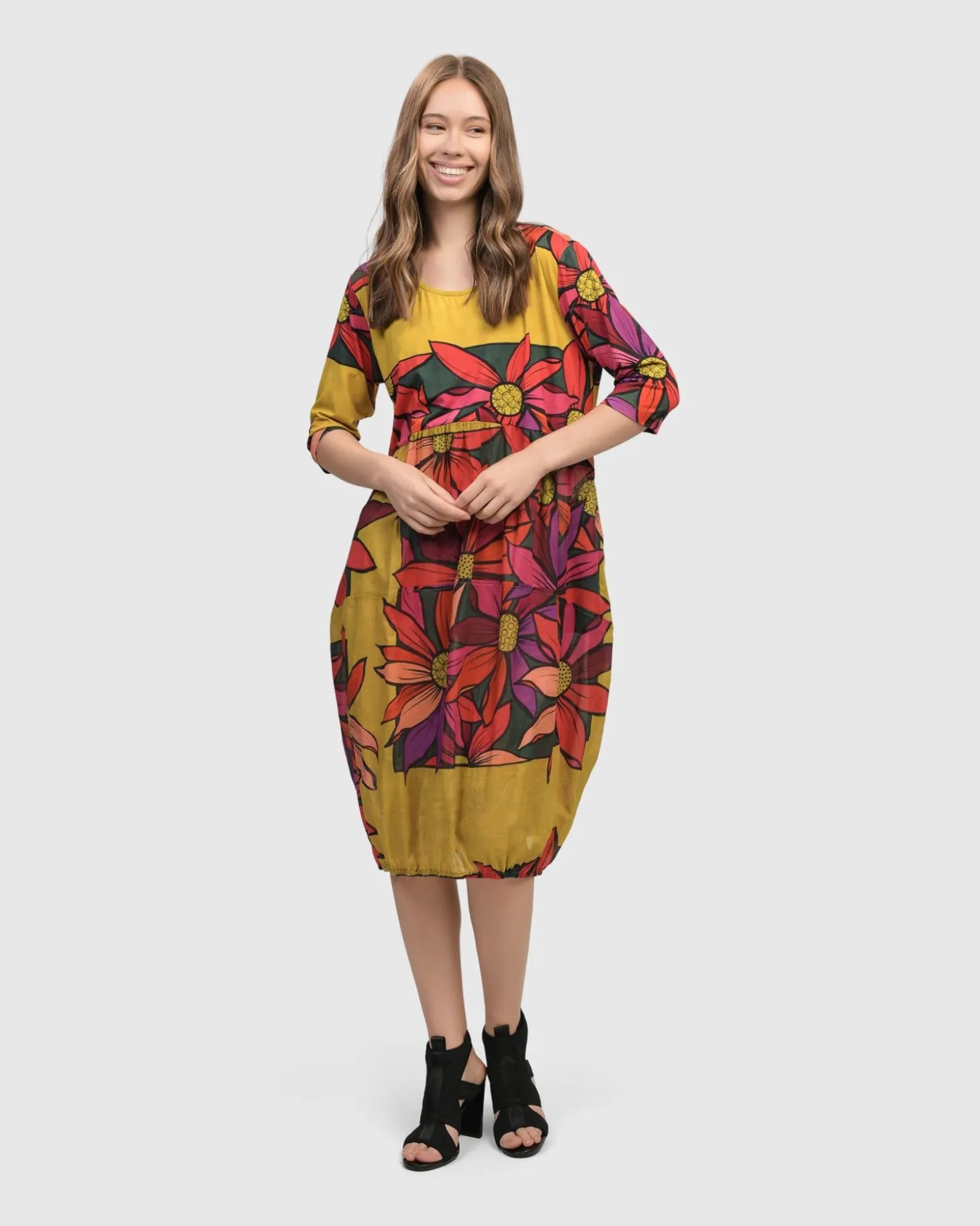 Jasmine Relaxed Dress, Bouquet