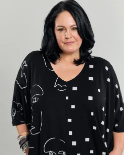 Jax Dolman Midi Dress, Mix