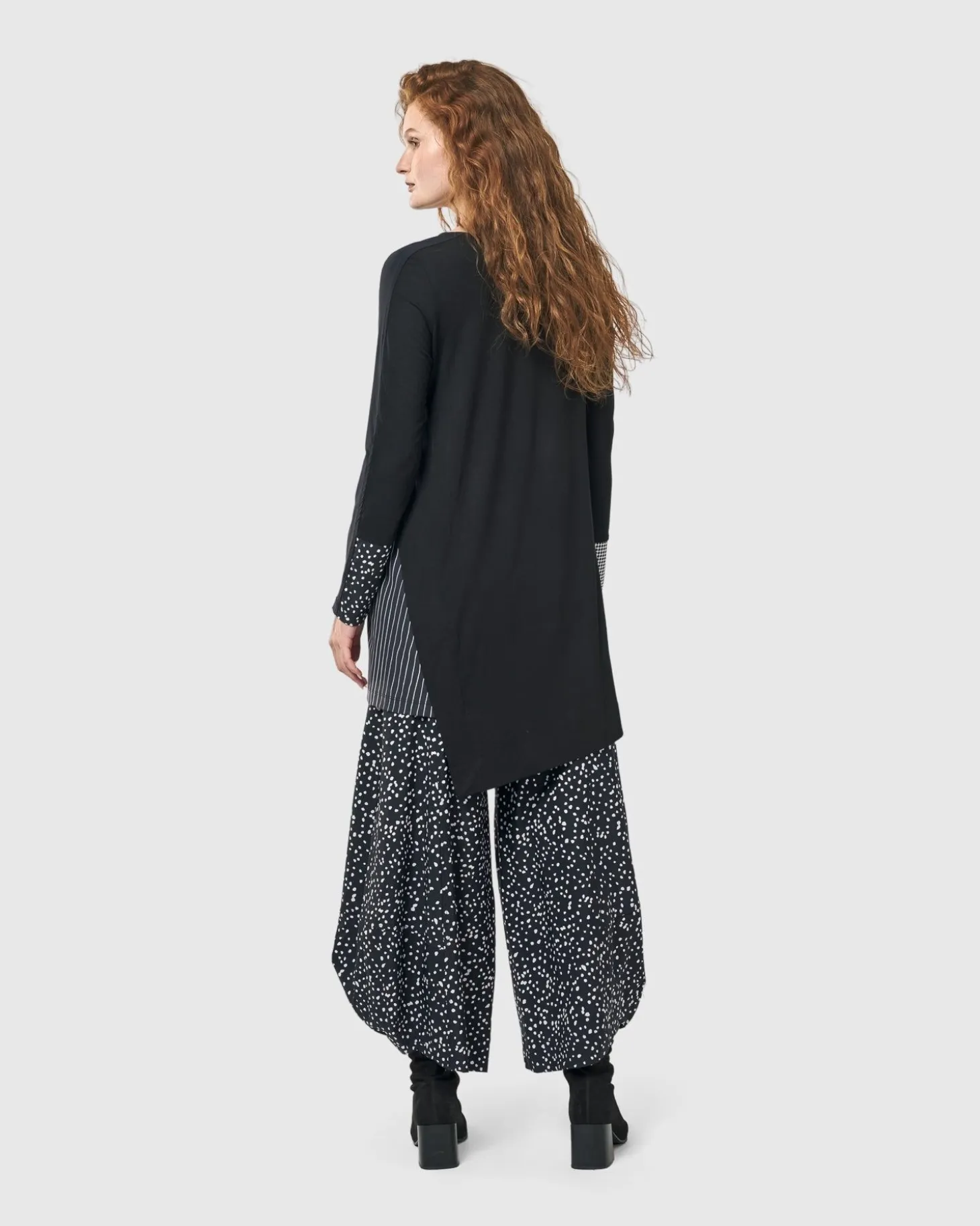 Josie Swing Tunic Top, Mono