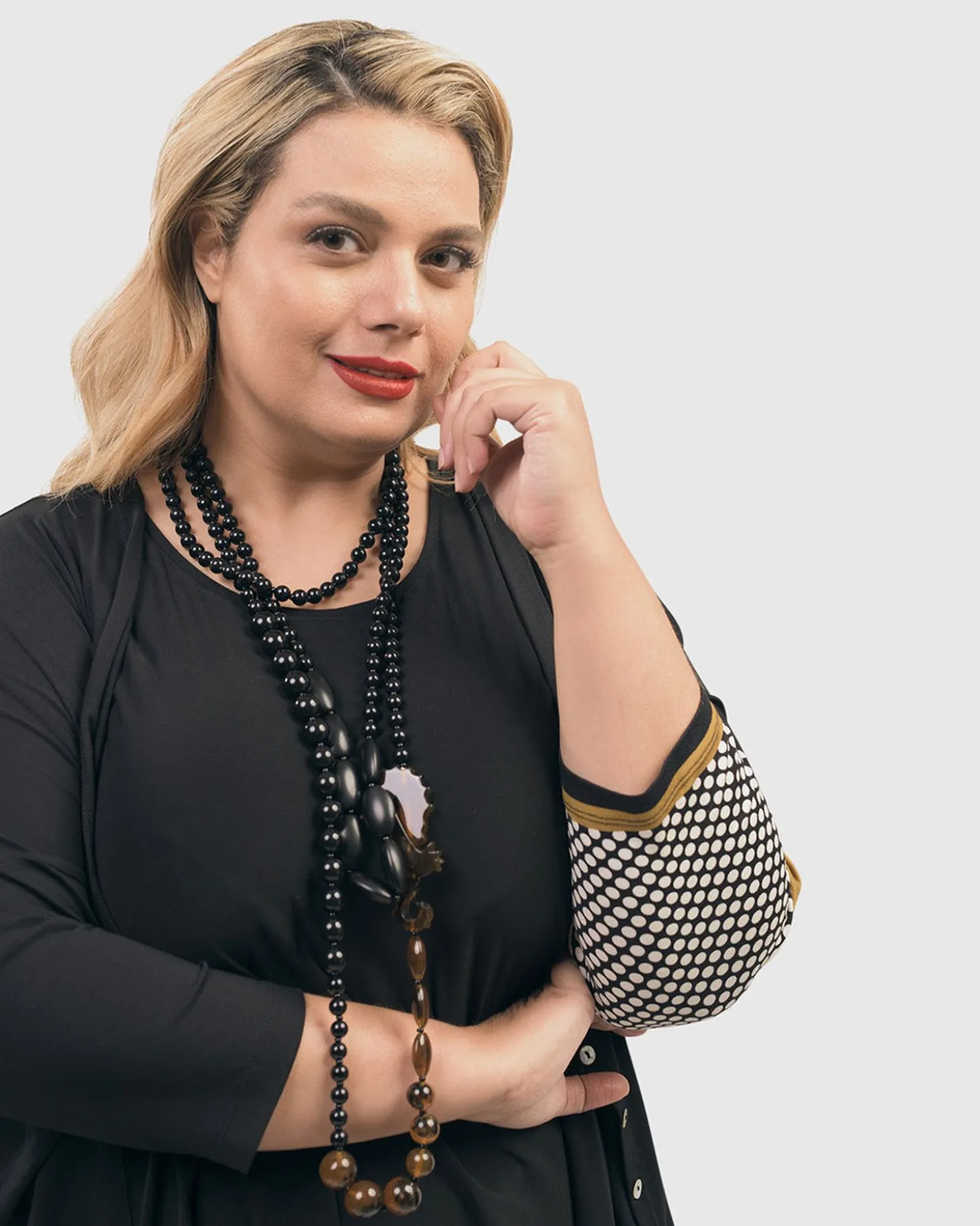 Kenna Crop Cardigan, Circles