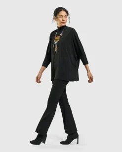 Kick Flare Curator Pants, Black