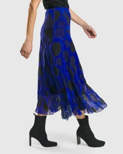 Kusama Swing Skirt, Royal
