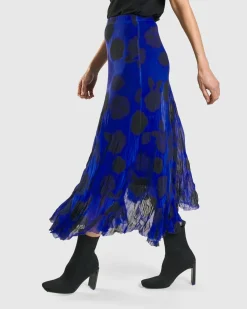 Kusama Swing Skirt, Royal