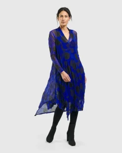 Ladybug A-Line Dress, Royal