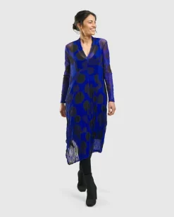 Ladybug A-Line Dress, Royal